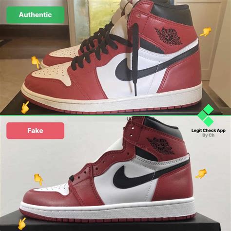 real vs fake nike jordan 1|how to authenticate jordan 1.